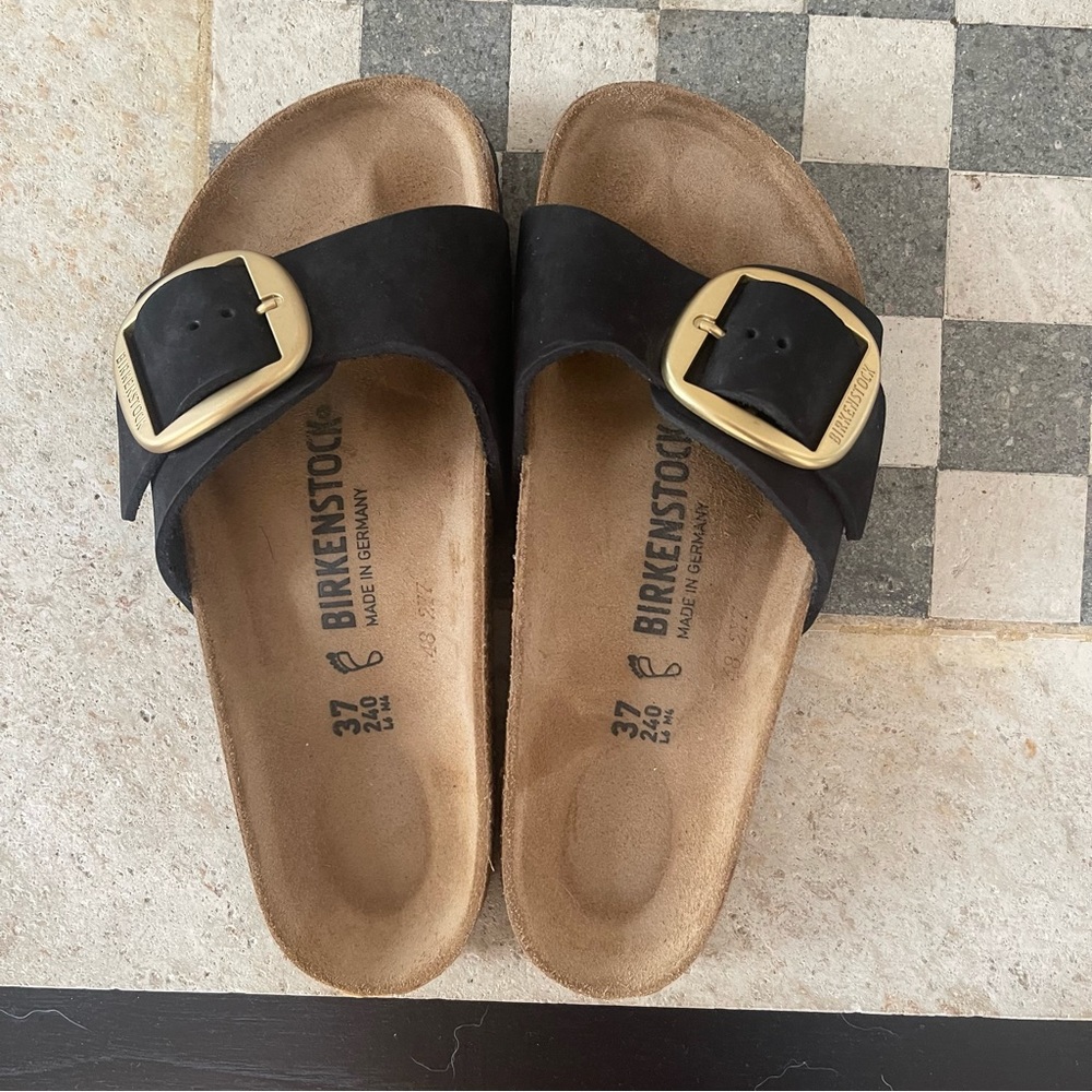 Birkenstock Madrid Big Buckle Sandals, Size 37